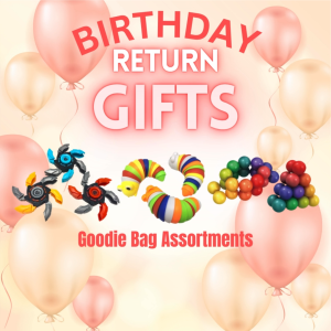 Birthday Return Gifts for Kids 3+ Goodie Bag Assortment Fidget Toys Beads Caterpillars