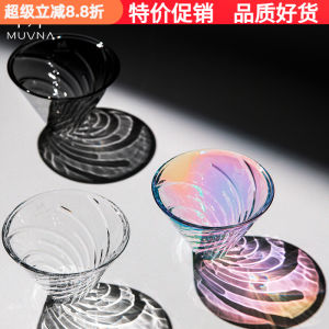 MUVNA Glass Coffee Dripper Set Handbrew Coffee Filter Cup Brewer Kit Pure Color Commercial Grade for Coffee Brewing