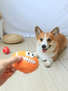 ลูกบอลสุนัข ลูกบอลบีบ ลูกบอลยาง ของเล่นสุนัขเคี้ยว ของเล่นยางกัด ของเล่นลูกสุนัข พร้อมส่งในไทย