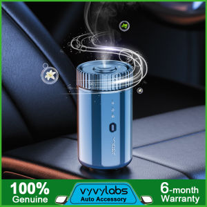 Vyvylabs Air Freshener for Car Cup Holder Noiseless Baby Safety Powerful and Quiet for Cars Living Room Office Bathroom with 10ml Essential Oil