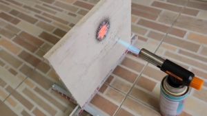 แผ่นกันความร้อน รองเตาถ่าน 1.5X20X20 cm.