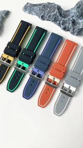 Dây Đeo Đồng Hồ Silicon Cao Su 22mm Chống Nước Dây Đeo Lặn Dành Cho Swatch X Blancpain Five Oceans Series Nam Nữ Kèm Dụng Cụ Khóa Bạc Đen 8 Màu