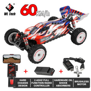 JDD【In stock】【Original Available】WLTOYS 124008 60 km/h 2.4G 3S racing radio control 4WD brushless electric high-speed off-road drift childrens remote control toy