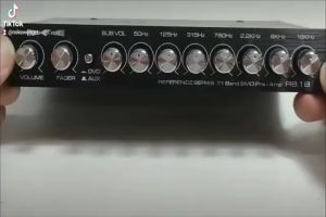 America Sound 7 Band Car Accessories Pre-Amplifier