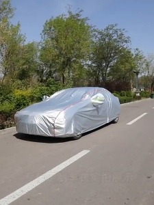 【Local sellers】Four Seasons Car Cover Sedan For 3L Large Size For Vios UV Protection Polyester For Toyota Corolla Altis Honda
