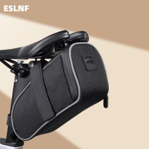 Eslnf | ESLNF Bicycle Saddle Bag Portable Mini Bike Tail Bag Reflective Under Seat Bike Bag Cycling Accessories