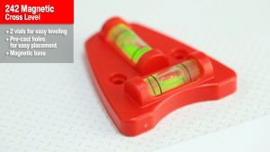 KAPRO 242 Cross Level Magnetic 2 Axis Level 30arc/min Sensitivity For Flat Surface Leveling