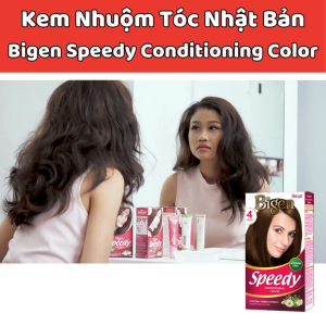 Thuốc Nhuộm Tóc Phủ Bạc Tại Nhà Bigen Speedy Số - Phủ Bạc Thảo Dược Màu Thời Trang 80ml
