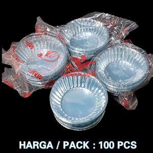 Mika Puding Telor Ceplok Isi 100pcs / Mika Cup Roti Besar / Sambel Saos / Isi 100pcs Sekali pakai