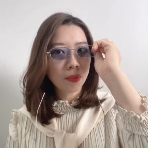 HOÀN TIỀN 20% - Mắt Kính Râm Kính Mát Mắt Vuông Nhỏ Xíu Gọng Kim Loại Full Bạc Xanh Dương Vàng Đen Chống Tia UV Chống Ánh Sáng Xanh - BLUE LIGHT