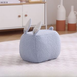 Trendy Rabbit Animal Short Chair Home Use Cartoon Low Table Living Room Sofa Side Table Small Table Modern Simple Style Wood