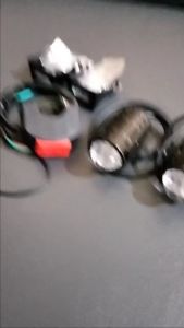 Promo 2PCS Laser Foglamp D2 Superbright High Low Mini Driving Lampu Tembak Laser & Bonus Saklar