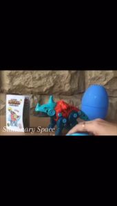 SS JUMBO Telur DINO Centrosaurus Bongkar Pasang DIY / Assemble DINO EGG