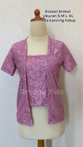 Shopping Yukz Atasan Kebaya Kutubaru Pendek Kebaya Modern Wisuda Kondangan Kartini Bridesmaids Busui Friendly Depan Kancing Hidup Ukuran S M L XL XXL Baju Kebaya Jadi Full Brokat Pesta Resmi Formal Anak Remaja Dewasa Guru Pengajar Sekolah SMP SMA Kerja