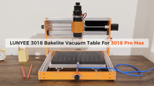 LUNYEE 3018 Vacuum Table for CNC Series 3018 Pro Max 3018 Pro Ultra Workholding Suction Table Set for Engraving and Milling. Area: 300x180x15mm