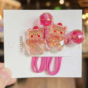 2 Pieces Kids Christmas Tree Princess Headwear Elastic Hair Bands Cute Hair Ropes Girls Hair Accessories