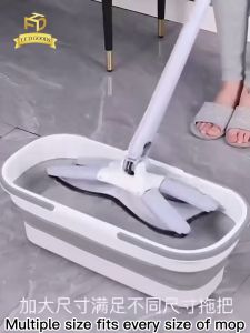 16L Foldable Bucket Bathroom Foldable Basin Collapsible Water Pail Foldable Bucket Flat Mop Car Wash Bucket