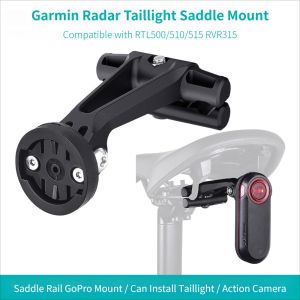Bracket Mount for Garmin Varia Radar Taillight Compatible with GoPro and DJI Action Cameras Bicycle Saddle Clip