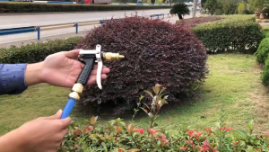 4 in 1 Adjustable Garden high pressure washer nozzle Sprayer Car Wash Spray hose Garden Portable Water Gun