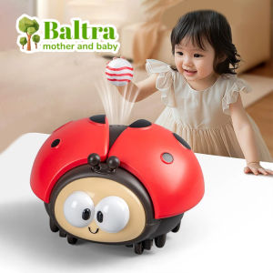 Baltra Ladybug Suspension Ball Blowing Machine Cute Cartoon Cute Ball Blowing Machine Childrens Electric Fan USB Charging Sliding Car