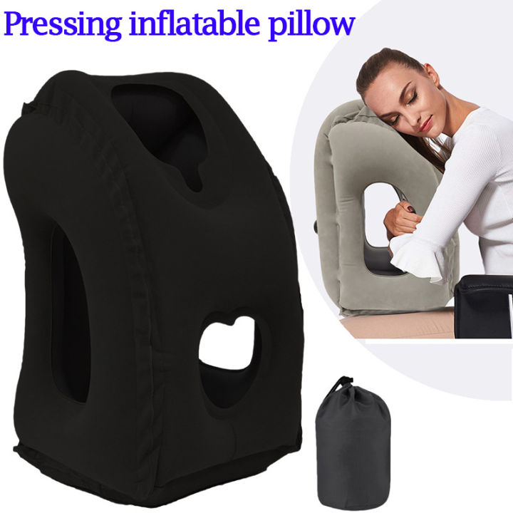 Wondering] Inflatable Travel Pillow Chin Support Inflatable