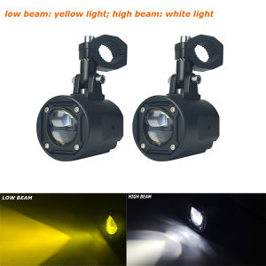 Motorcycle Headlight Fog Lights Led Auxiliary Driving Light Spotlight Headlamp Flashing Lamp High&Low Beam Tangent Moto Fog Lamp