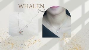 DAVINA Ladies Whalen Necklace Sterling Silver 925 - Kalung Wanita Perak S925 Laut Lumba Lumba