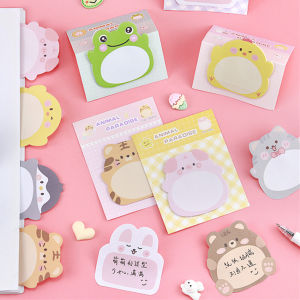 Creative Cute Cartoon Animal Paradise Standing Sticky Notes School Office Use Stationery Memo Pads