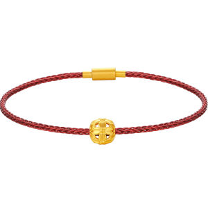 Ancient Method 24K Gold Locket Charm