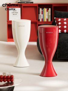 CHUMX | Elegant Moveable Living Room and Kitchen Trash Can With Lid