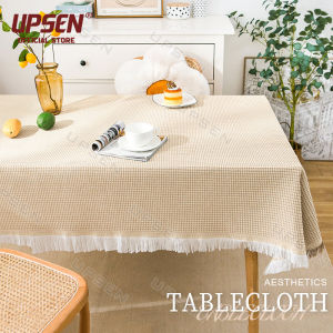 Cotton Linen Waterproof Tablecloth Burlap Table Cloths for Kitchen Dining Cloth for Cafe Garden Linen Tablecloth