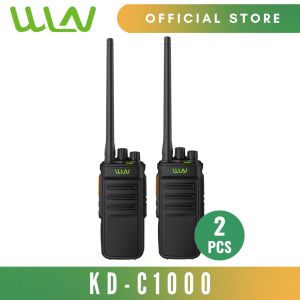 WLN KD-C1000 10W 16 Channel UHF 400-470MHz Two-Way Walkie Talkie Radio- SET OF 2