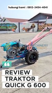 Mesin Traktor Quick G 600 Tiller Kubota Engine 6.5 HP RD 65 Mesin Traktor Dengan Fitur Rechargeable Traktor Penggerak Rd 65 Di-1S Di-2S Mesin Traktor Ekonomis Untuk Kebun - Lazada