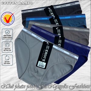 Combo 5 quần lót nam quần sịp nam bản lưng nhỏ chất liệu Cotton Bambo co giãn đa chiều. Hàng VN chất lượng cao