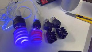 🔥ไฟล่อแมง🔥 หลอดไฟล่อแมง แสงม่วง หลอดแบล็คไลท์ black light 45W-85w 220V มอก.1955-2551 (ล่อแมง จิ้งหรีด ตับเต่า แมงกอก ตั๊กแตน จีซอน) JMF ขั่วE27 แสงม่วง