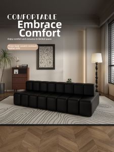 HUASHEMEIJI | Dual-Sided Reception Sofa For Waiting Areas Salons Hotels