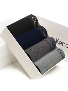 Cacti Keno Mens Cotton Boxer Shorts High Elasticity plus Size Antibacterial Teenage Flat Angle Briefs Four Corner Pants