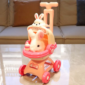 Walking & Bouncing Plush Rabbit Toy