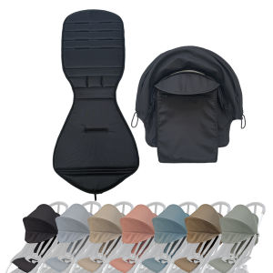Colu kid Stroller Accessories Replacement Set for Babyzen YOYOYO+YOYO2Stokke YOYO3 Stroller Seat Cushion + Extendable Canopy