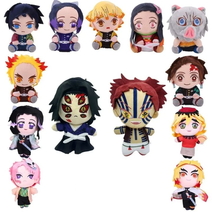 Kuromi หมอนอะนิเมะเรื่องสังหารปิศาจของเล่นตุ๊กตา Q-Version Doll kamado tanjirou kokushibo kamado nezuko ของขวัญในสต็อก