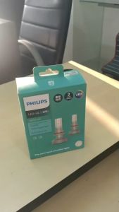 Philips LED หลอดไฟหน้ารถยนต์ 6000K 160% รับประกัน 2 ปี กล่อง 100% การเปลี่ยนแปลงที่ง่าย