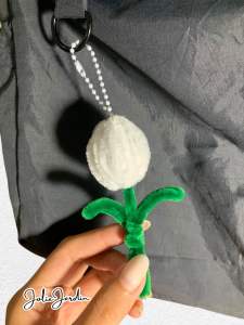 Gantungan tas bagcharm tulip cantik