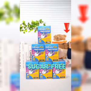 Ddrops Kids Seaweed Calcium Powder Supplement (30 Packets/Box)