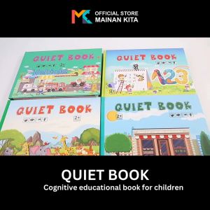 Mainan Edukasi Quiet Book Busy Buku  Anak Montessori Velcro Buku Aktivitas Anak Activity Book MK206