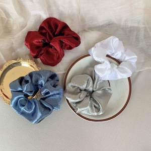 【Ready Stock KL PROMOSI】Kain Chiffon Elastic Scrunchies Hair Band Tie Hair Accessories Women Girl Pengikat Rambut Wanita