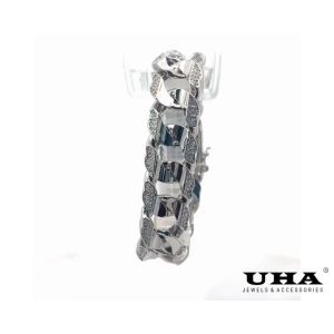 L650 Lắc tay nam đính đá CZ cao cấp thiết kế tinh tế sang trọng UHA