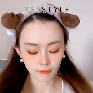 Yesstyle Bando Tanduk Rusa Busa Tebal Pluffy Headband Bandana Facial Make  Up