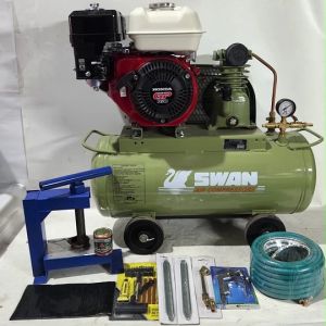 Mesin Kompresor Bensin Swan 1/4HP & Engine Honda GP160