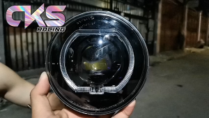 Lampu Utama Biled CR7 Projector Original 5.75 Inch C944 LED Biled HEADLAMP Bulat 575 inch Flat Cut