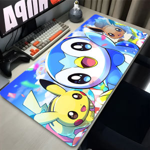 Bandai | Large Mouse Pad XXL Anime Gaming Mousemat Kawaii Desk Mat Gamer Keyboard Mousepad Office Accessories P-pokemon Piplup Deskmat